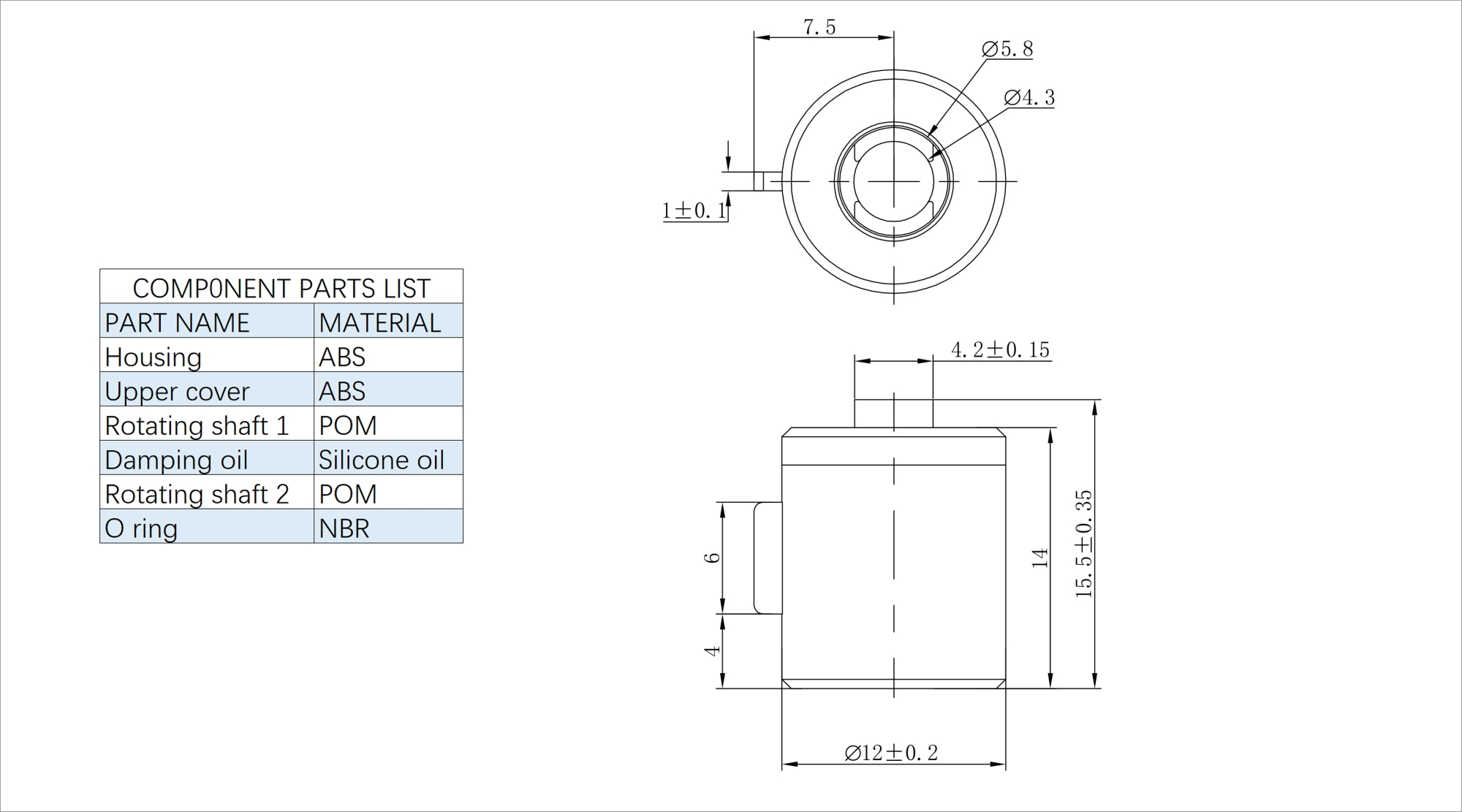 Axial Dampers HCL-45